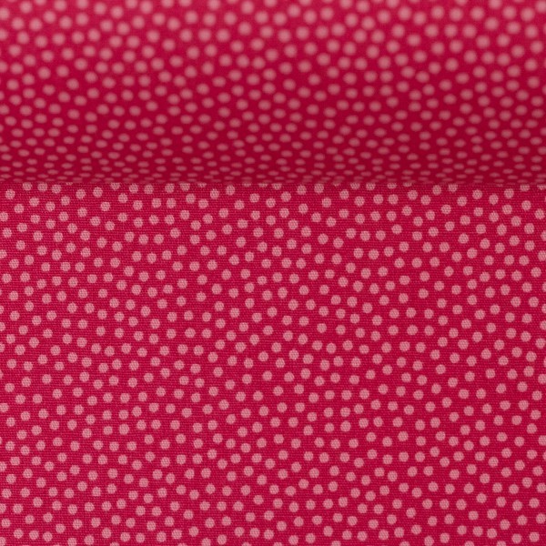 Baumwolle - Dotty - pink mit rosa Punkten