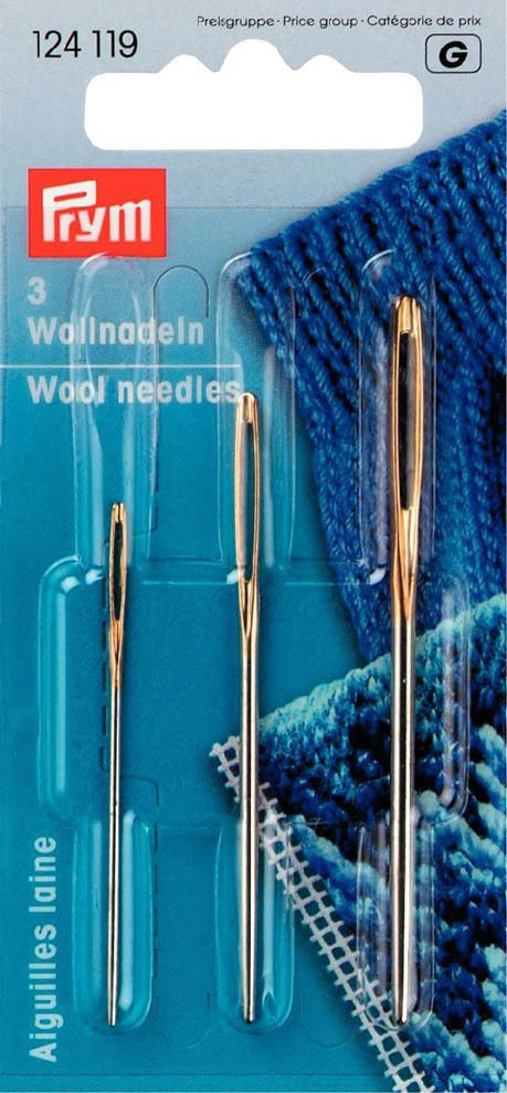 Prym Woll-Nadel ohne Spitze ST 1,3,5 si/go-fb