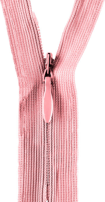 Reißverschluss - S43 Tropfenschieber - Kleider/ Röcke - nahtverdeckt - 25cm - rosa