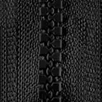 Reißverschluss - P60 Werraschieber - Jacken - teilbar - 35cm - schwarz