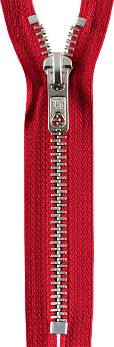 Reißverschluss - M60 Werraschieber - Hosen/ Röcke - nicht teilbar - 16cm - rot