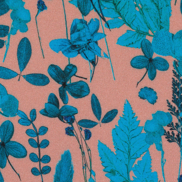 Viskose - Believe by Cherry Picking - blaue Blumen