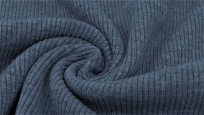 Ripp-Jersey - Rip Cotton - uni blau