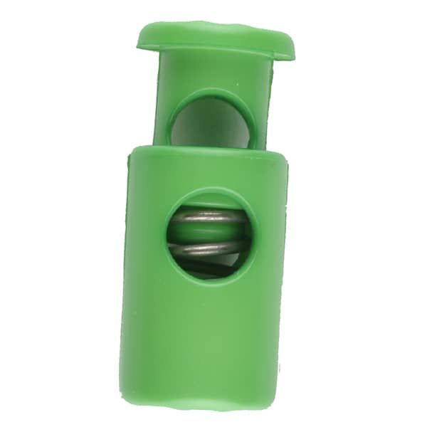 Kordelstopper - rund - 23mm - hellgrün