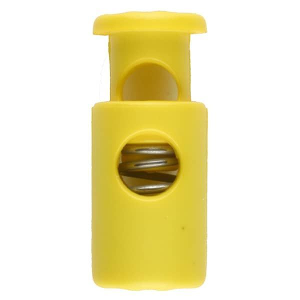 Kordelstopper - rund - 23mm - gelb