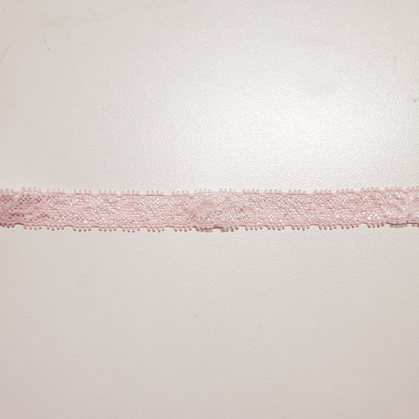 Perlonspitze - 12mm - rosa