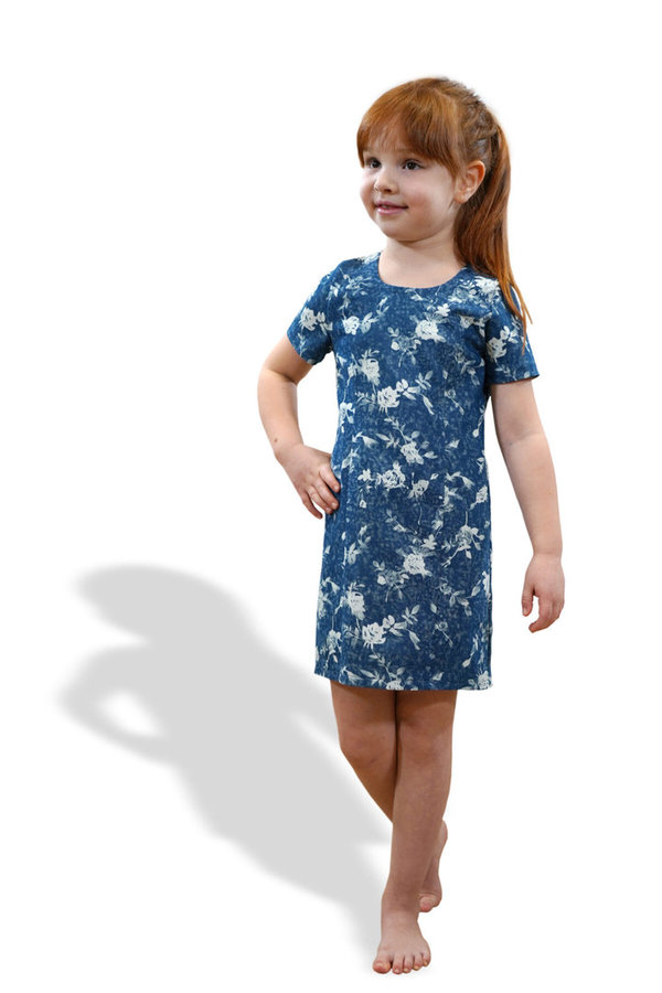 Papierschnittmuster Etui-Kleid Kinder