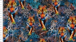Jersey - Graffiti Tigers - Tiger - blau