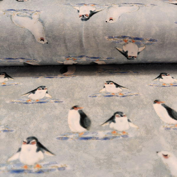 Jersey - Ones Cute Pinguin - Pinguine und Seelöwen - hellblau