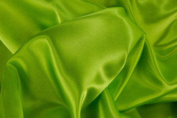 Satin - Polyester - Samba - grün